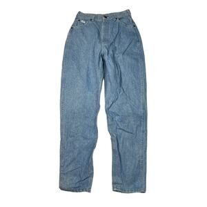 Lee VTG 90s Mom Jeans Ultra High Rise Tapered Leg Light Wash Womens 9 Med